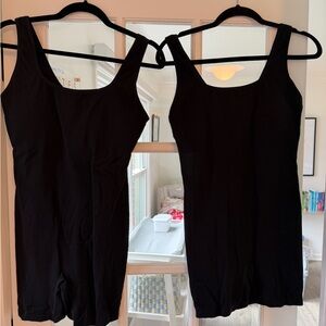 Set of 2 Momanda Black Maternity Bumpsuits